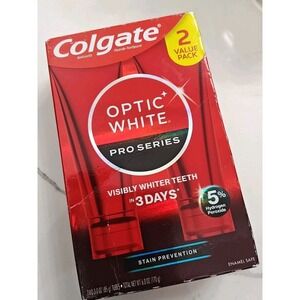 Colgate Optic White Pro Series Whitening Toothpaste Stain Prevention Enamel Safe